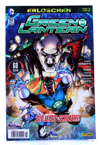 Green Lantern Comic (Das neue DC-Universum) Nr. 27: Erloschen Teil 3 von 3